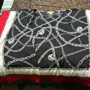 Michael Kors polyester shawl like shirt.